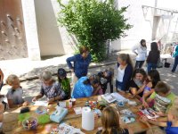 Kinderschminken-Nachbarschaftshilfe